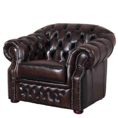 Кресло B-128 коричневое. Фото №3