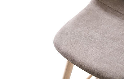 Барный стул 350B бежевый темный/дерево фото Барный стул 350B бежевый темный/дерево. Фото №2