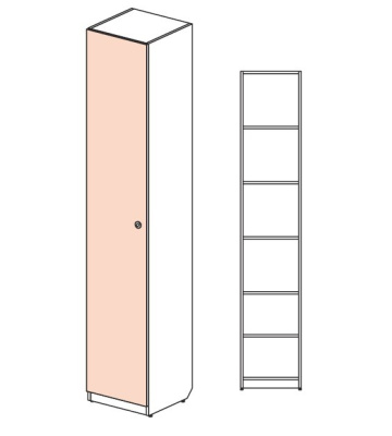 Шкаф однодверный Силуэт. Фото №2