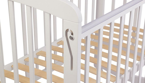 Кроватка Polini Kids Simple 304, белый фото Кроватка Polini Kids Simple 304, белый. Фото №6