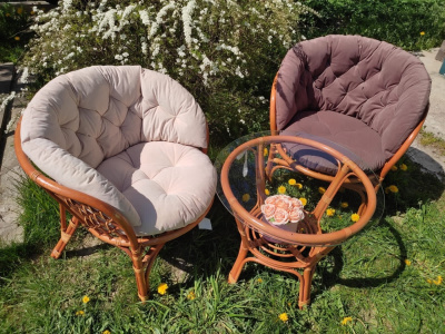 Подушка на кресло "Багама" авторская (однотонная). Фото №5