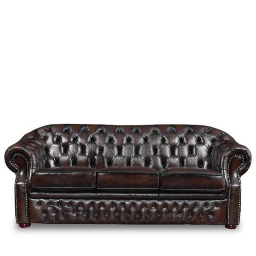 Диван B-128 (3-х местный) коричневый. Фото №3