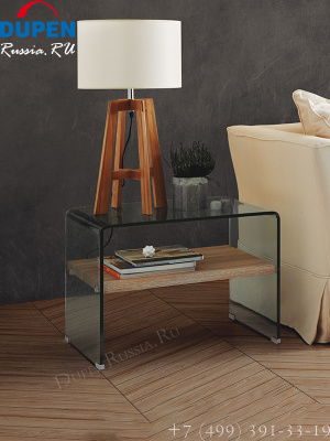 Тумба прикроватная DUPEN М-130 прозрачная фото Тумба прикроватная DUPEN М-130 прозрачная. Фото №5