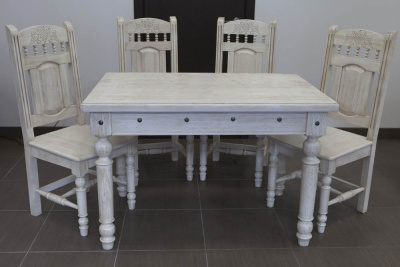 Стол обеденный Викинг GL-05 браш. (6 типоразмеров). Фото №2