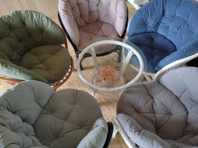 Подушка на кресло "Багама" авторская (однотонная). Фото №3