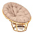 Кресло из ротанга Папасан Эко Скин (Papasan Eco Skin 23/01) + Подушка(Natural (натуральный)