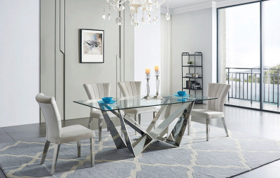 Стол T102C прозрачный. Фото