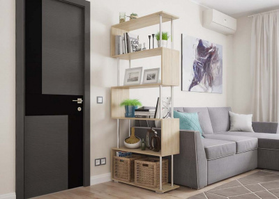 Стойка 6 Полка дуб млечный. Фото