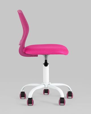 Кресло компьютерное детское Анна ярко-розовый. Фото