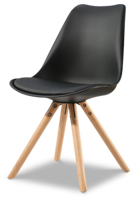 Стул PW072Y черный фото Стул PW072Y черный. Фото №3