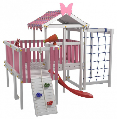 Комплекс игровой ДК9Р, розовый, серый. Фото №5