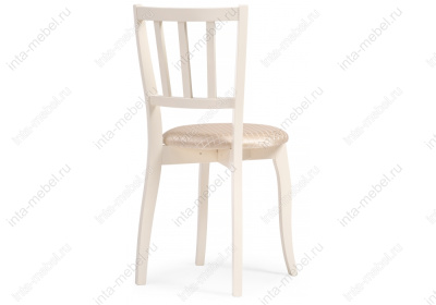 Стул деревянный Айра молочный / ромб. Фото