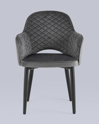 Стул Венера диамант велюр серый. Фото №5