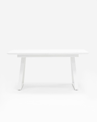 Стол обеденный Детройт раскладной 160-200*90 белый. Фото