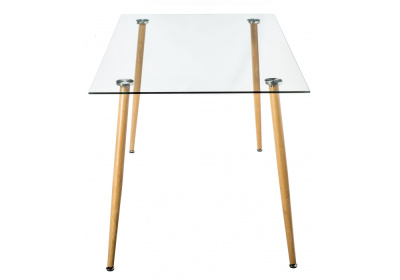 Стол стеклянный Rober wood. Фото