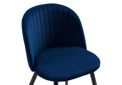 Стул Gabi 1 dark blue / black. Фото №4