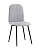 Стул Easy велюр светло-серый