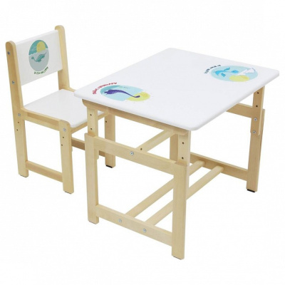 Набор учебный Polini kids Eco 400 SM, белый. Фото