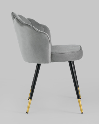 Стул Камилла велюр серый. Фото