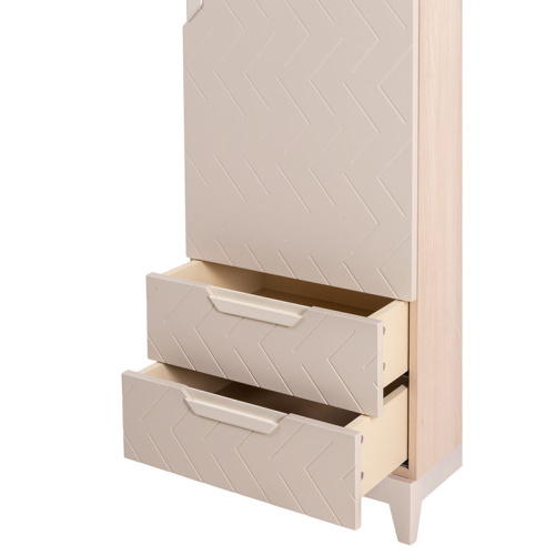 Шкаф с ящиками универсальный Сканди Жемчужно-белый. Фото №6