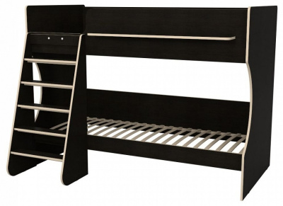 Кровать двухъярусная Р438 Капризун 3, древесина коричневая светлая дуб. Фото