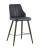 Стул полубарный Коналл экокожа антрацит. Фото №2