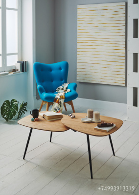 Журнальный стол DUPEN CT-909 Дуб MANHATTAN. Фото