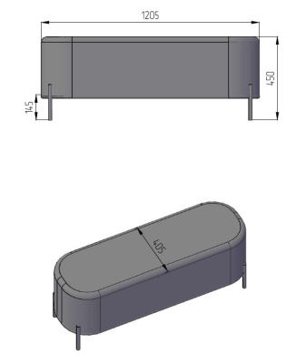 Пуф большой Gawaii Зеленый фото Пуф большой Gawaii Зеленый. Фото №3
