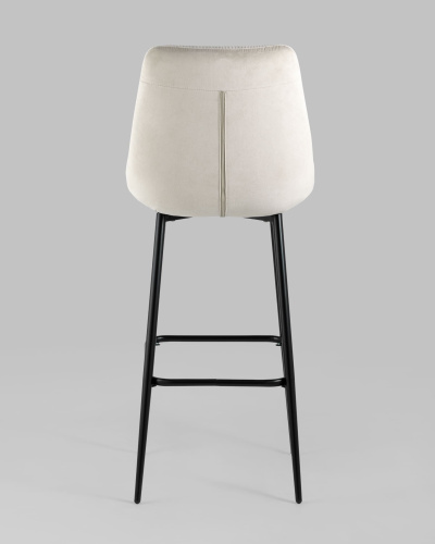 Стул барный Флекс велюр бежевый. Фото №6