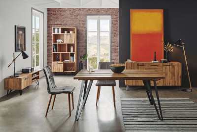 Стеллаж DUPEN DP-121 Акация IRATI фото Стеллаж DUPEN DP-121 Акация IRATI. Фото