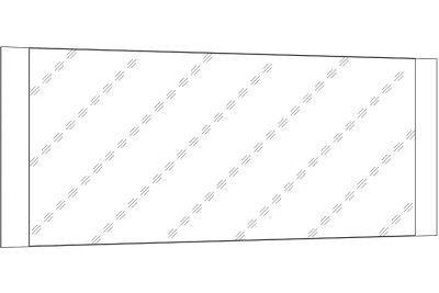 Зеркало НМ 011.90 Ясень Анкор темный. Фото №2