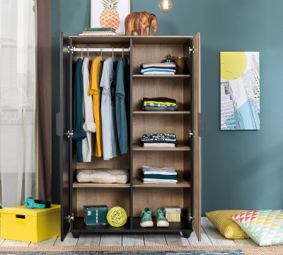 Двухстворчатый шкаф Cilek Black 20.58.1004.00. Фото